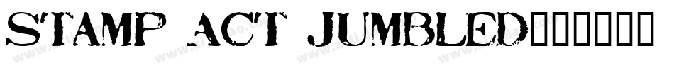 Stamp Act Jumbled字体转换